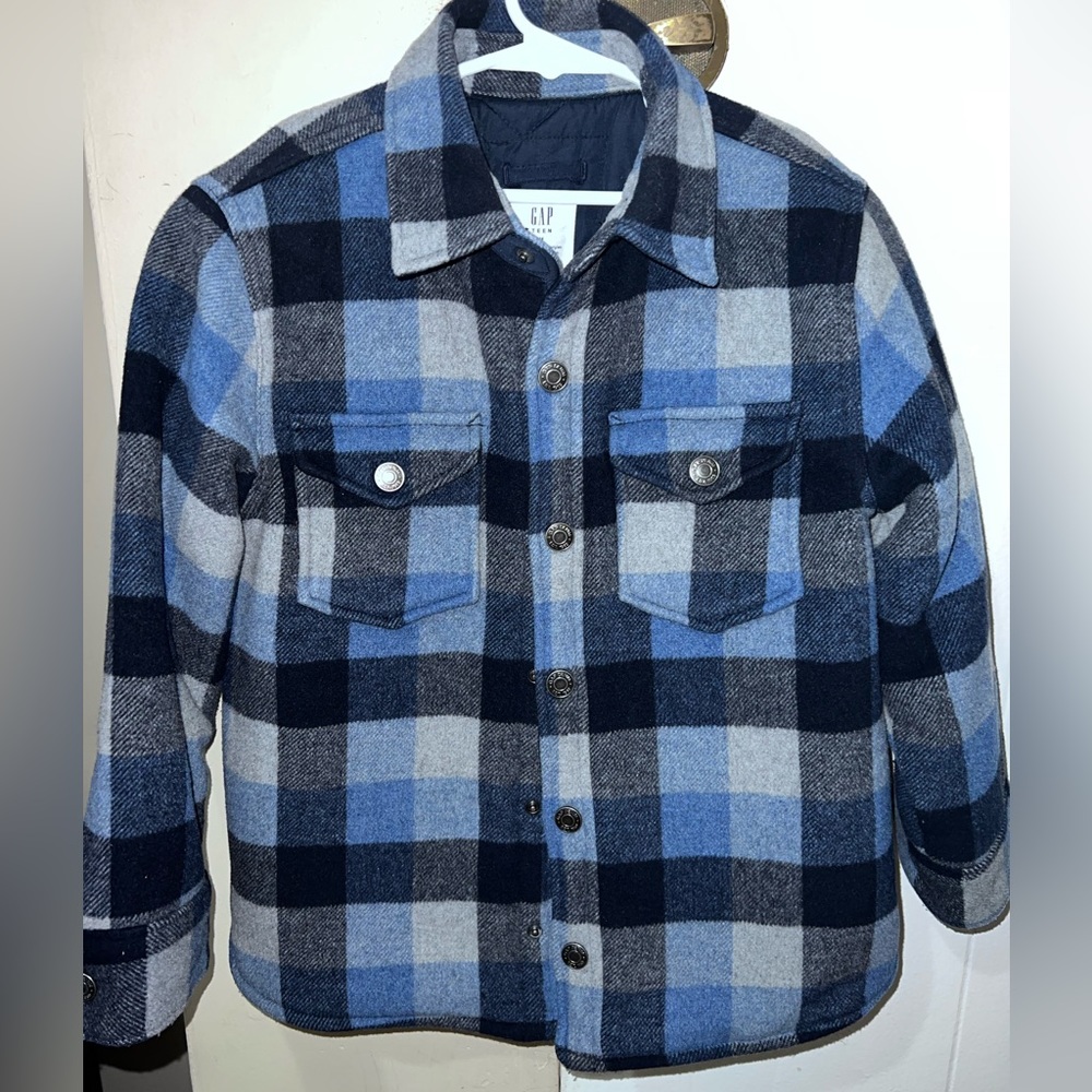Gap Kids Plaid Shacket